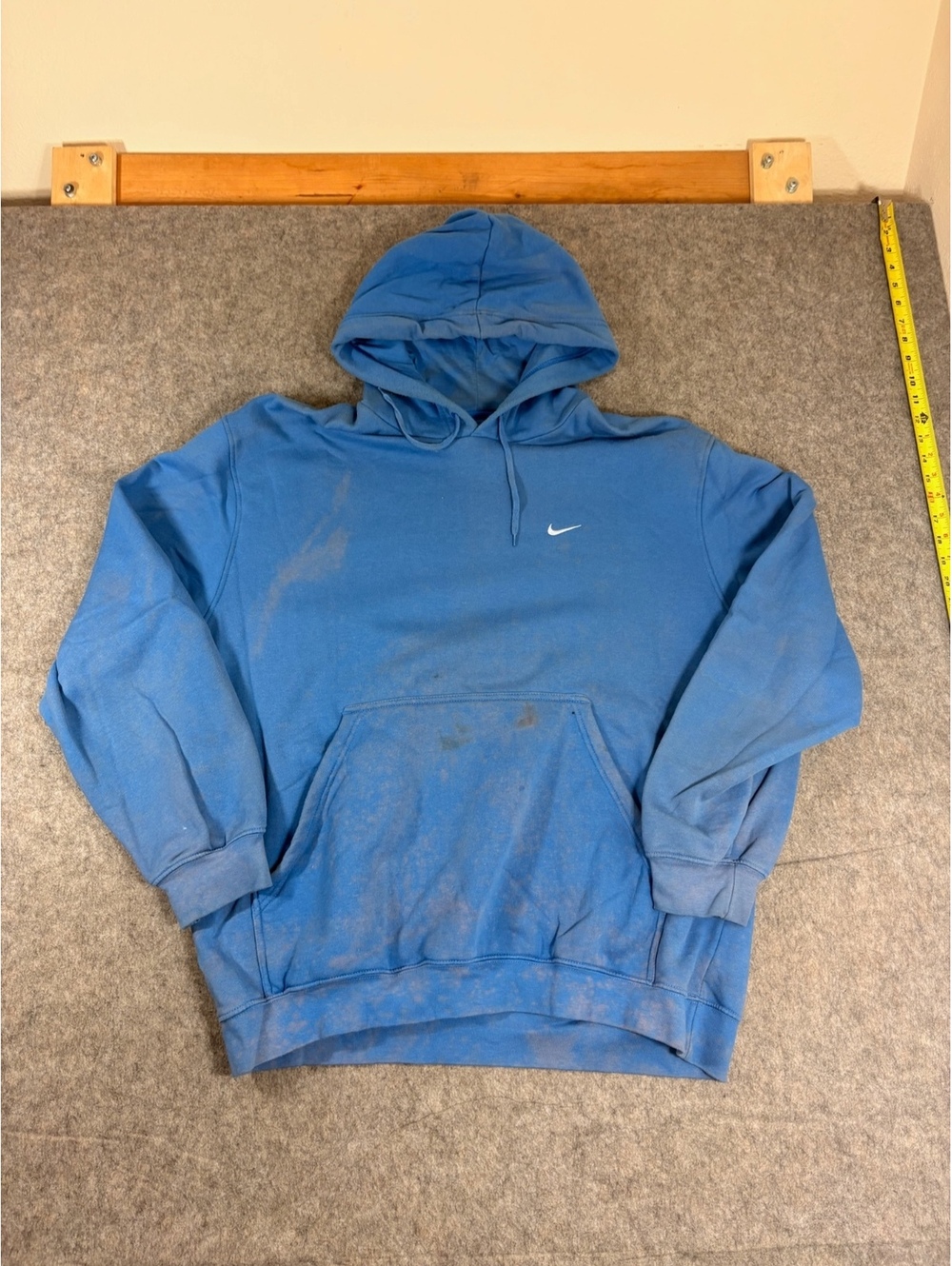 Vintage Y2K Nike blue pullover hoodie Mens Size XL